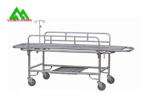 中国 車輪の緊急治療室装置のステンレス鋼が付いている伸張器の病院用ベッド サプライヤー